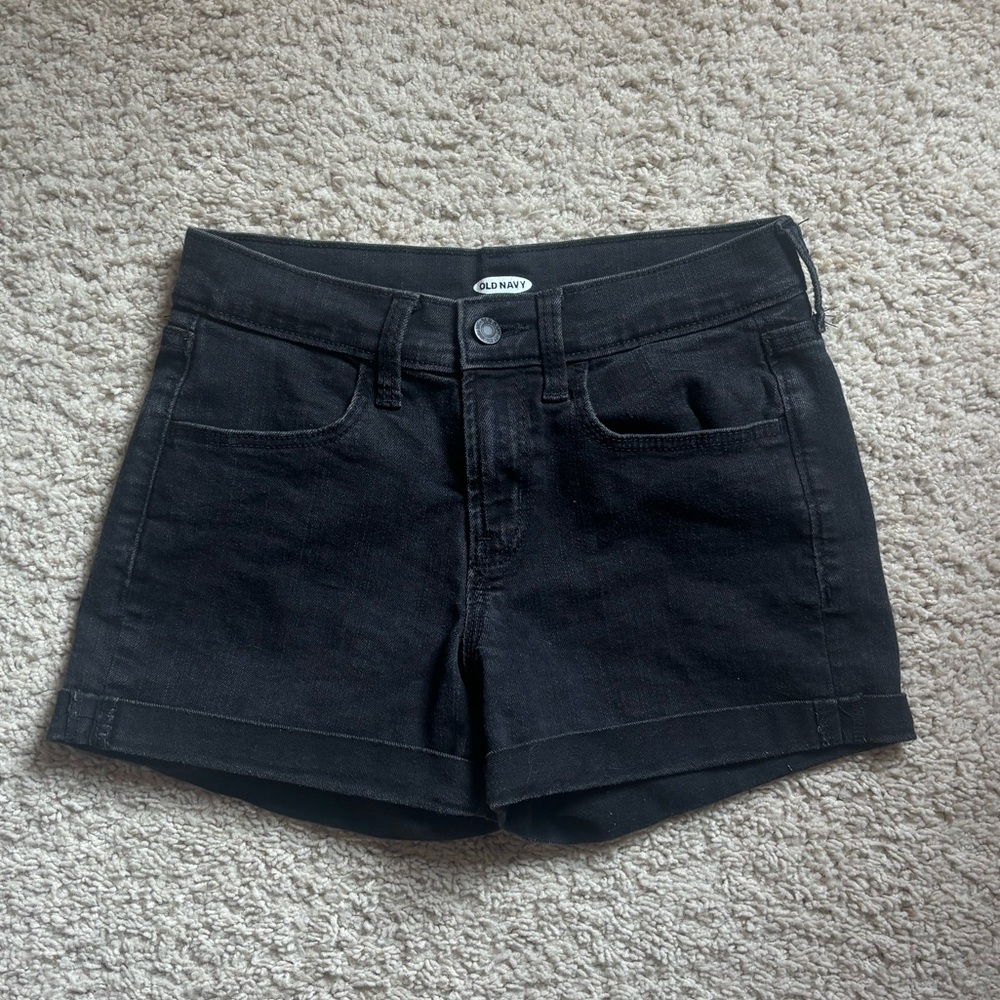 Old Navy Black Jean Shorts